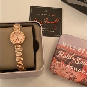 Fossil brand new women rose 🔥